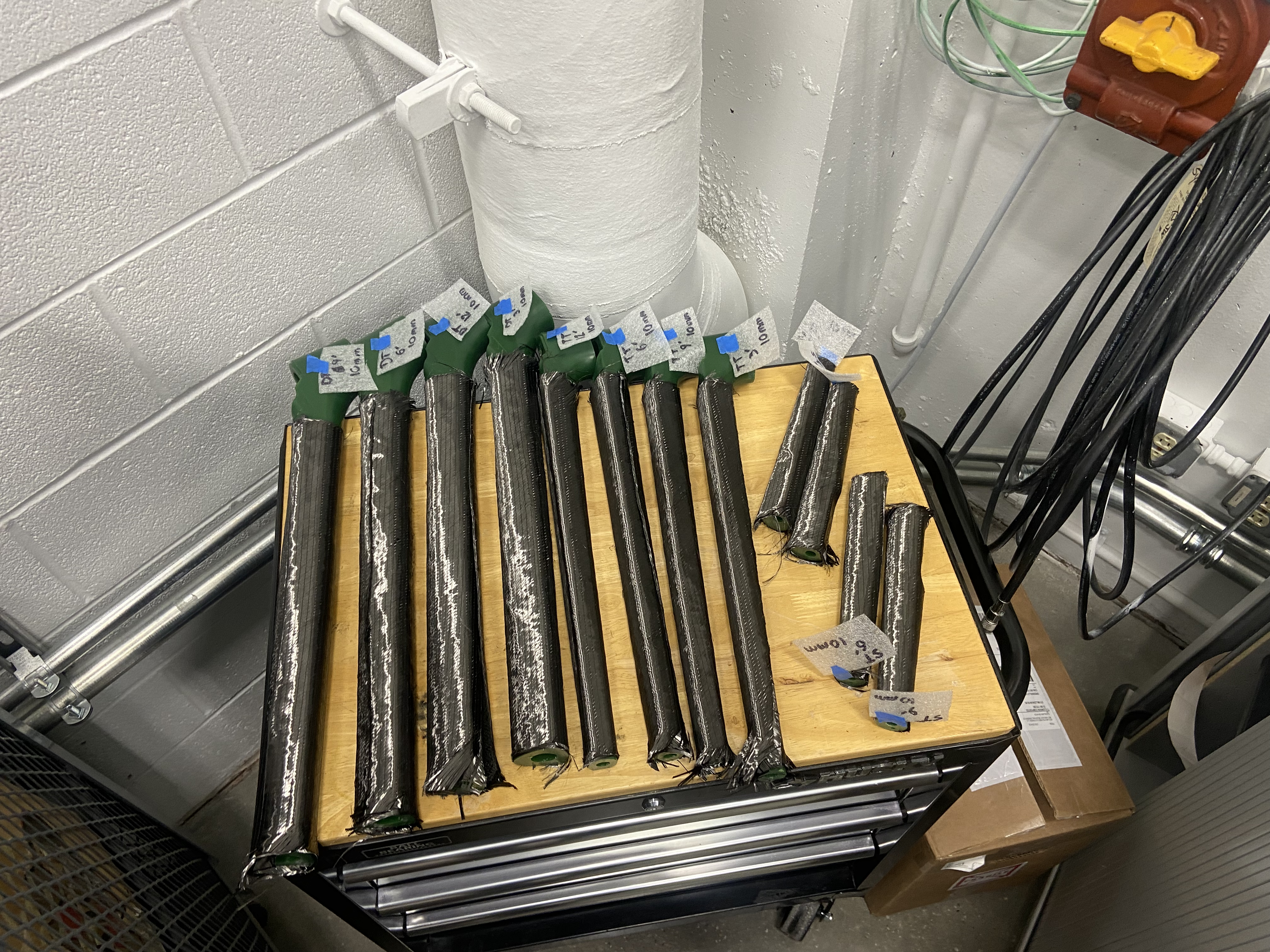 Hand Wrapped Carbon Frame